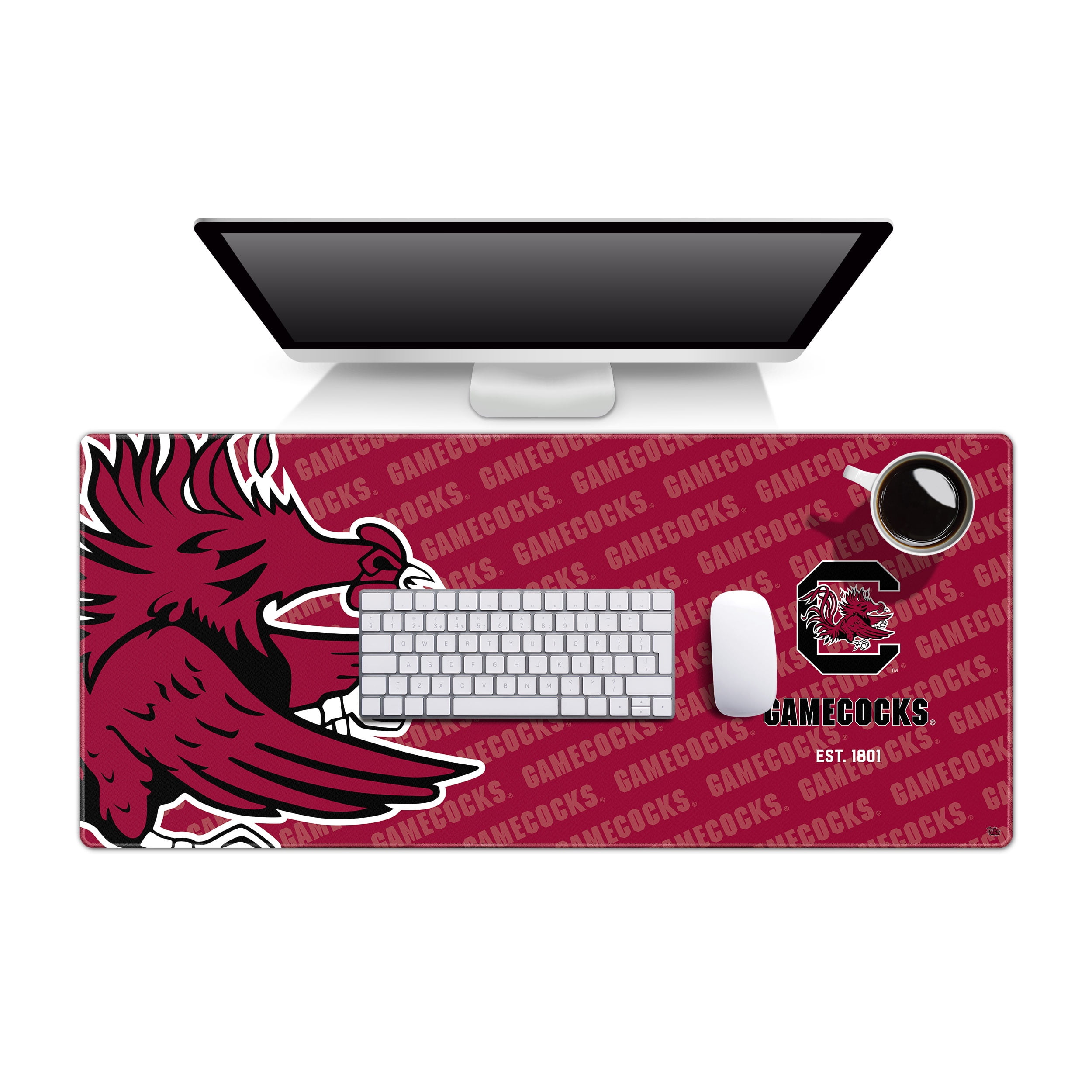 YouTheFan NCAA South Carolina Gamecocks Logo Series Desk Pad