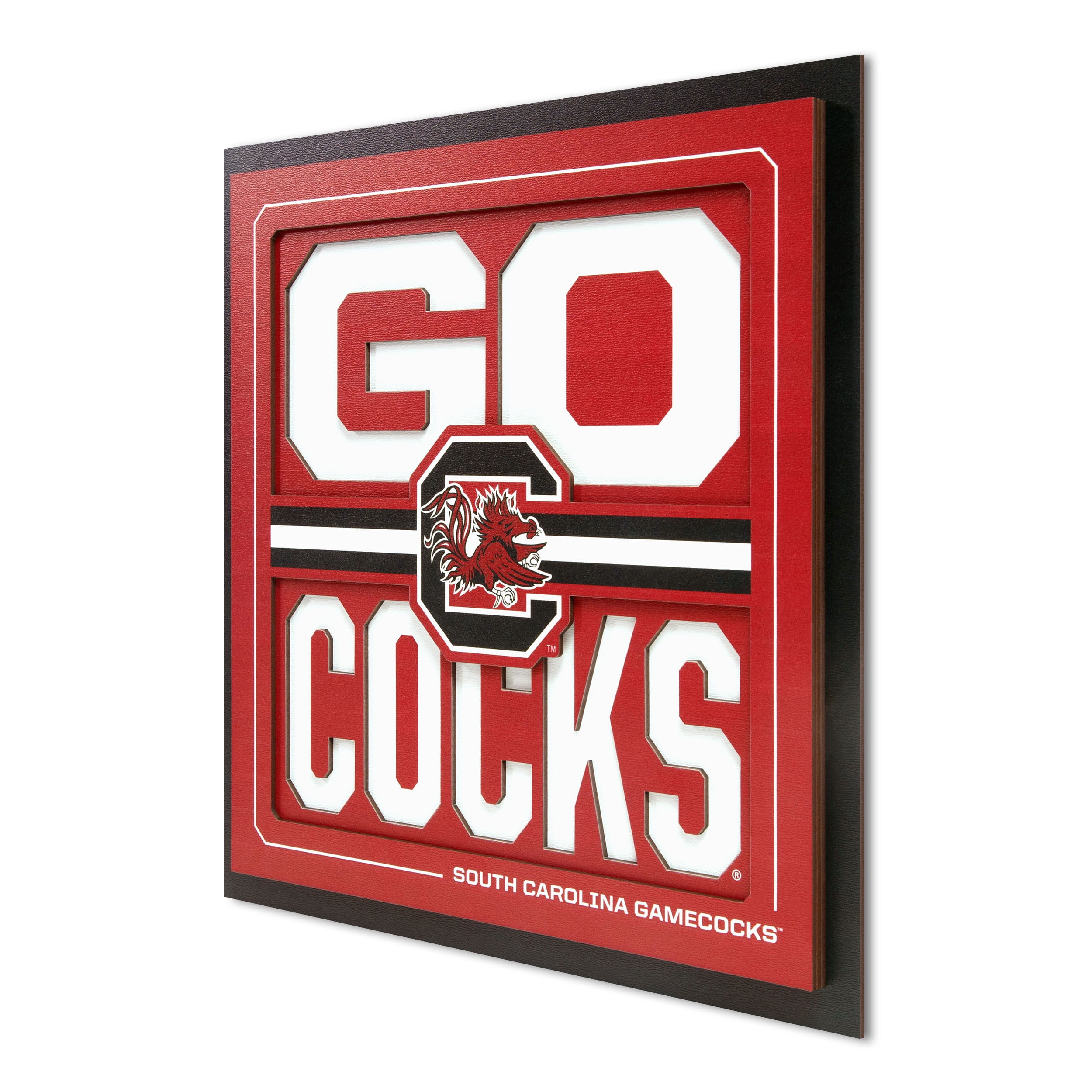 YouTheFan NCAA South Carolina Gamecocks Slogan Series 3D Wall Art