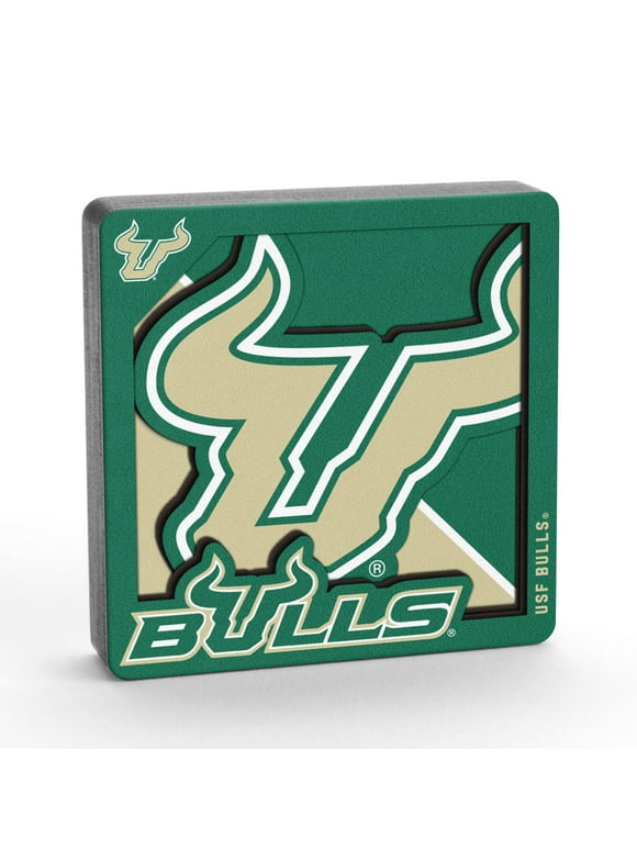 YouTheFan NCAA South Florida Bulls 3D Logo Series Magnet