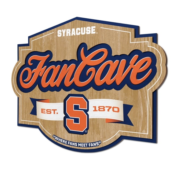 YouTheFan NCAA Syracuse Orange Fan Cave Sign