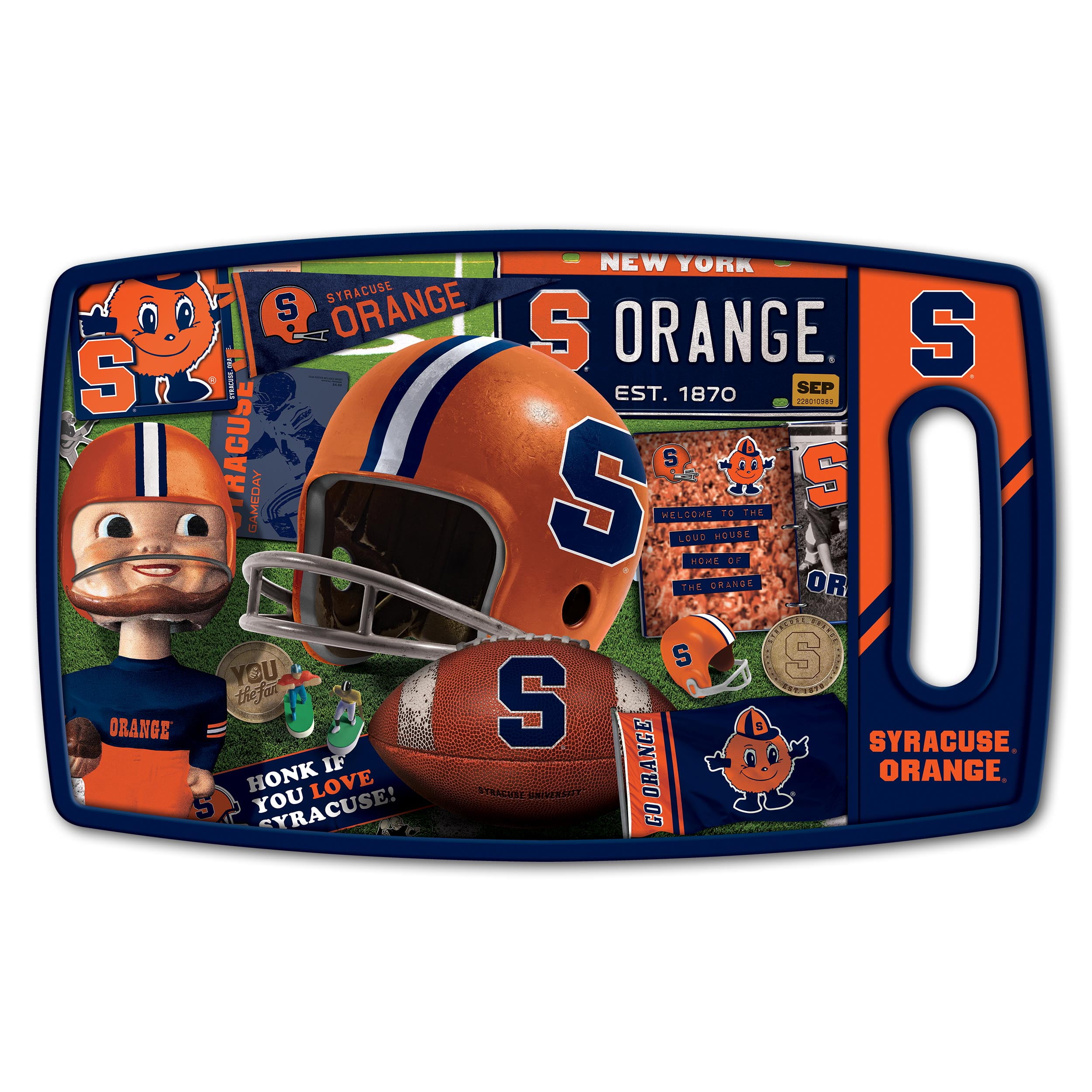 YouTheFan NCAA Syracuse Orange Retro Series Cutting Board
