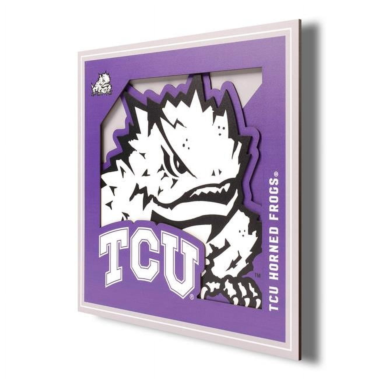 YouTheFan NCAA TCU Horned Frogs 12 x 12 Wall Art