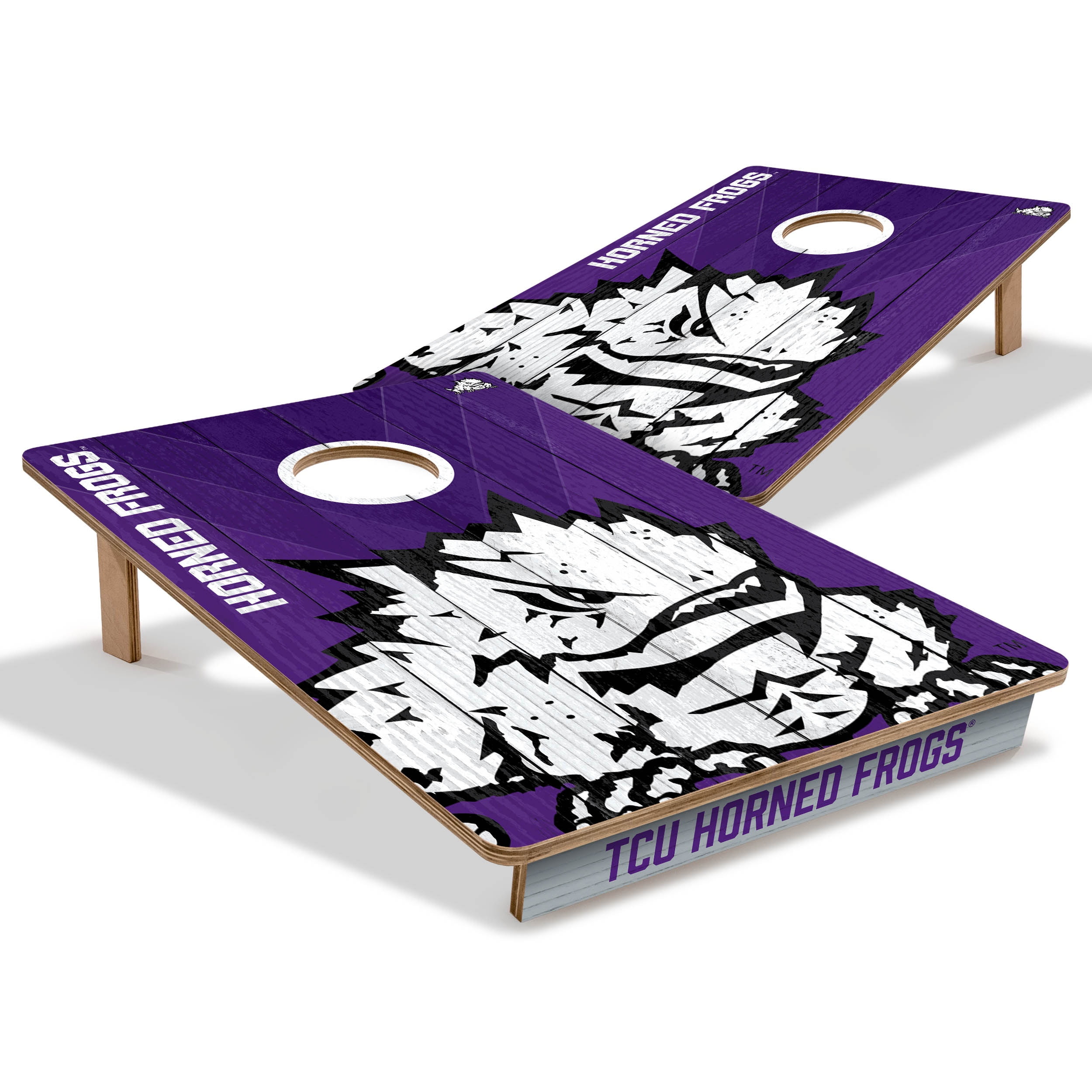 YouTheFan NCAA TCU Horned Frogs 2' x 3' Cornhole Game No Bags