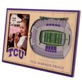 thumbnail image 1 of Brown TCU Horned Frogs 3D StadiumViews Picture Frame, 1 of 5