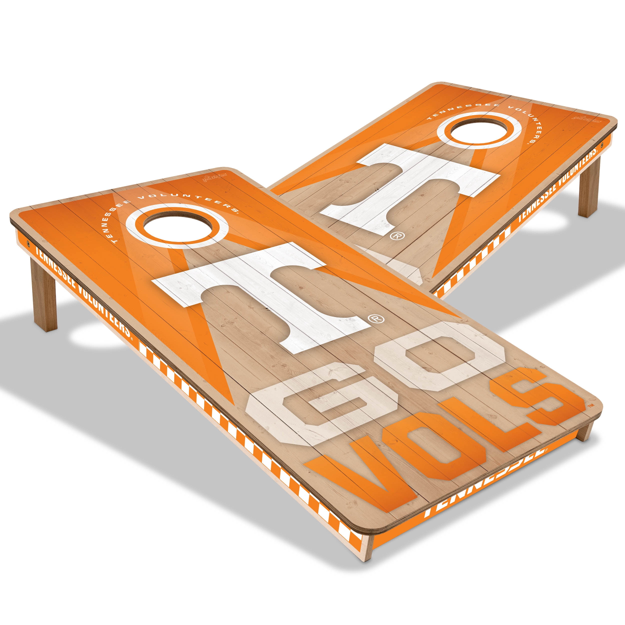 YouTheFan NCAA Tennessee Volunteers 2x4 Slogan Series Cornhole NO BAGS