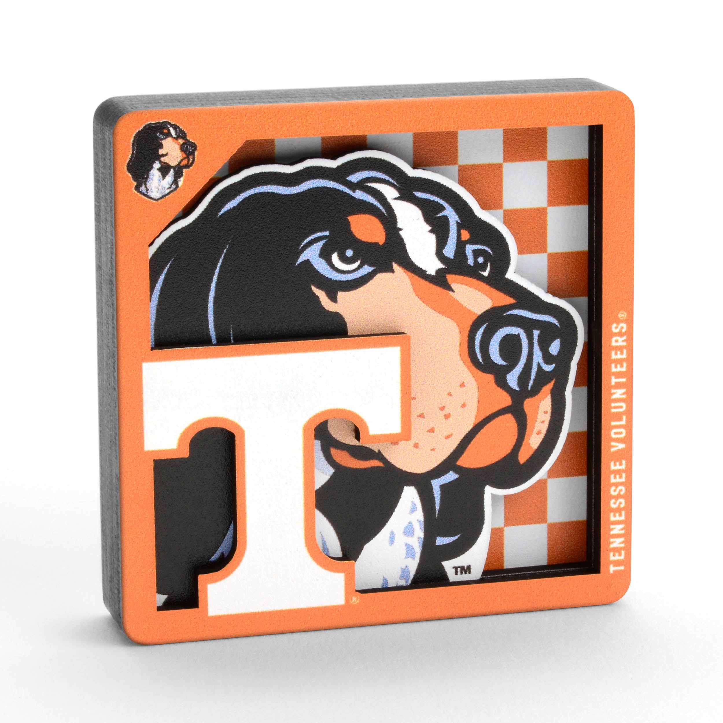 YouTheFan NCAA Tennessee Volunteers 3D Logo Series Magnet