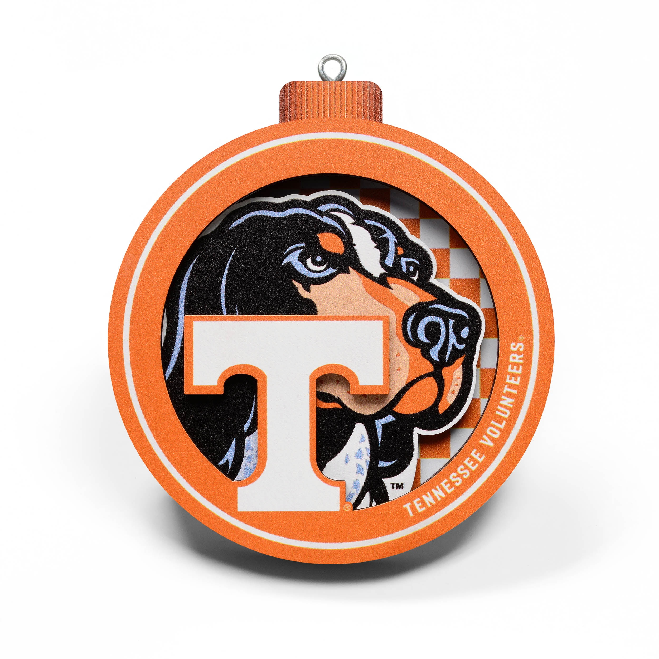 YouTheFan NCAA Tennessee Volunteers 3D Logo Series Ornament