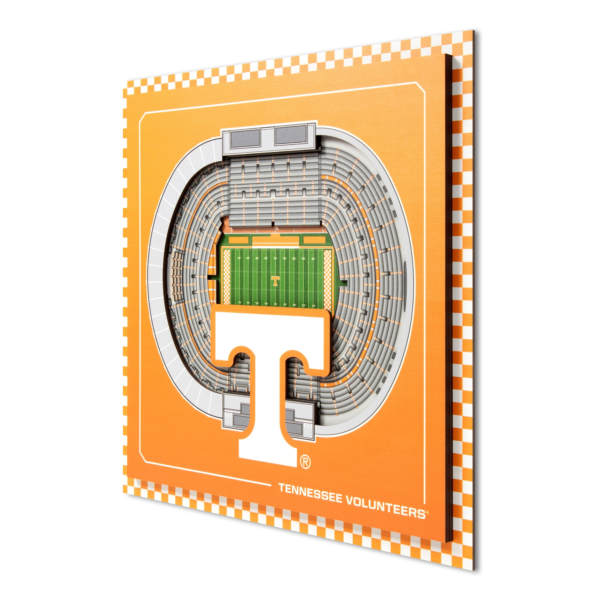 YouTheFan NCAA Tennessee Volunteers Stadium Series 3D Wall Art
