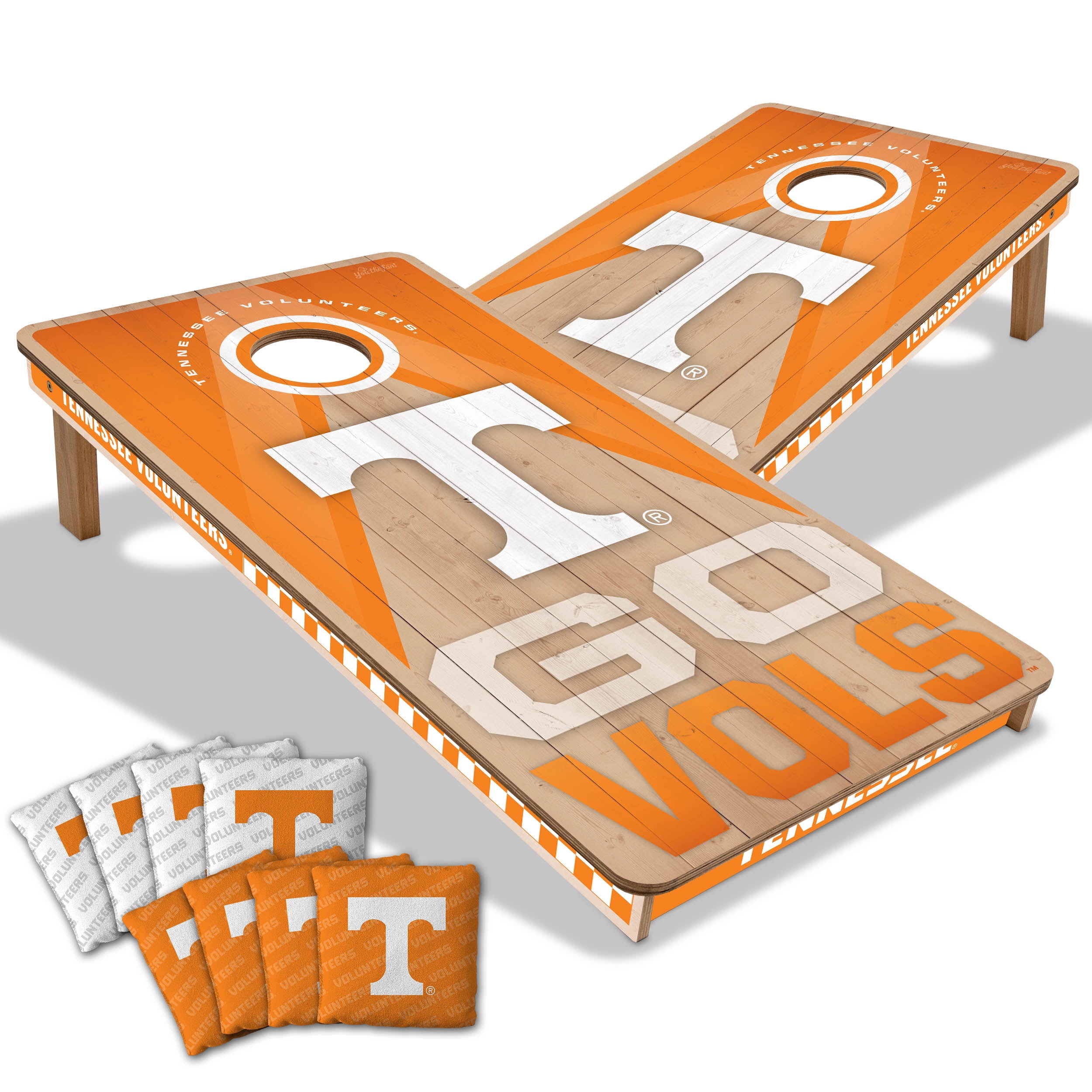 YouTheFan NCAA Tennessee Volunteers 2x4 Slogan Series Cornhole