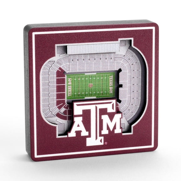 YouTheFan NCAA Texas A&M Aggies 3D StadiumView Magnet