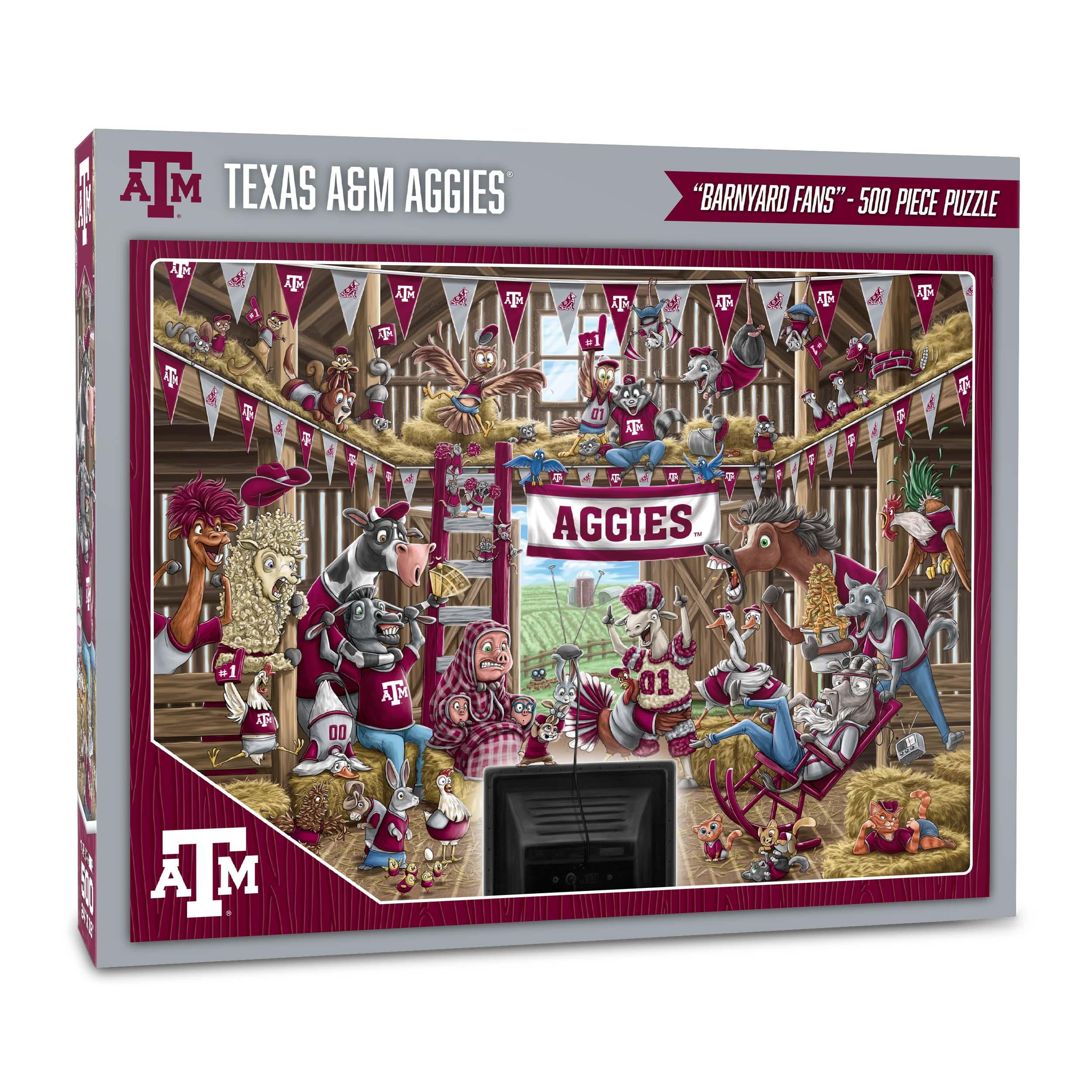 YouTheFan NCAA Texas A&M Aggies Barnyard Fans Puzzle - 500 Piece