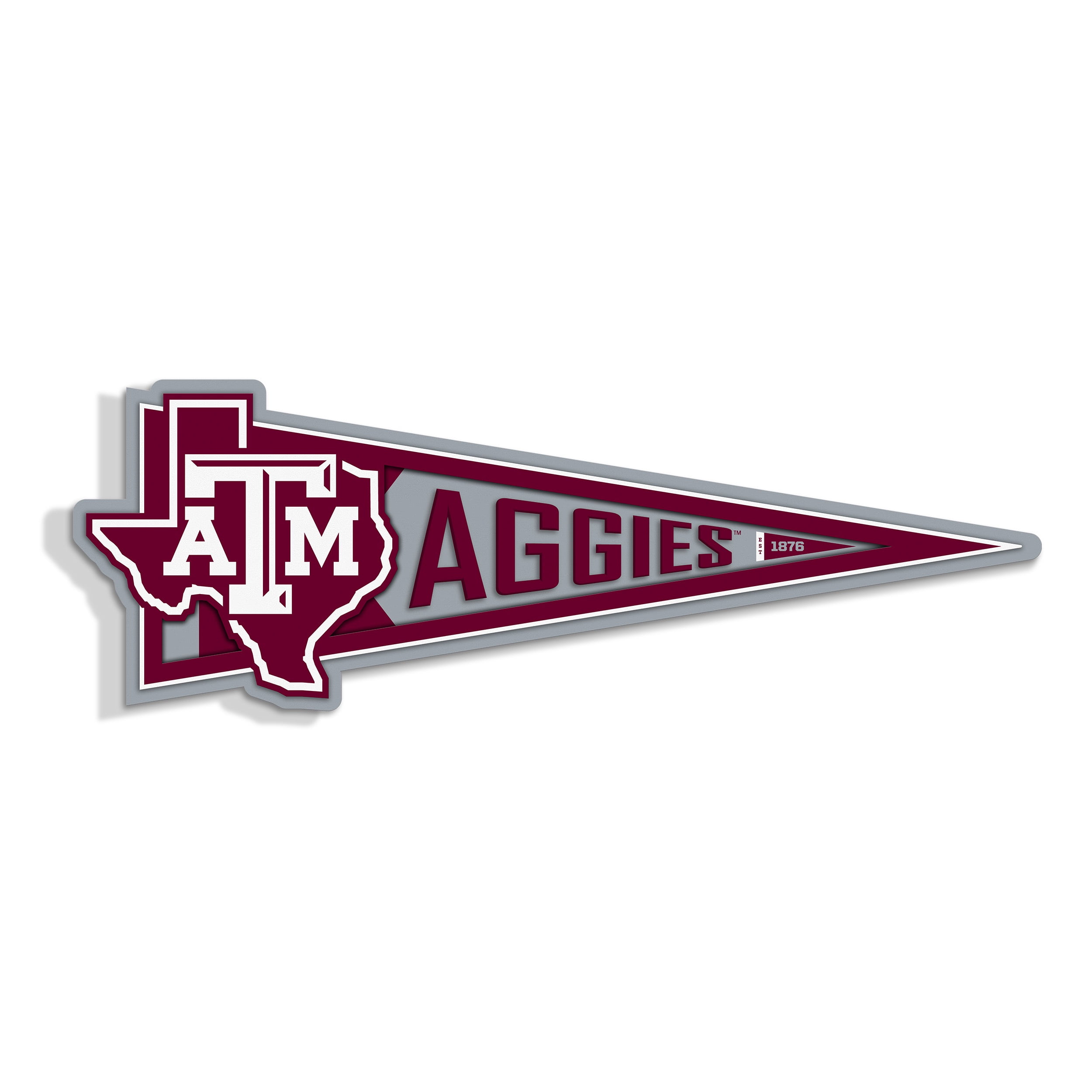 YouTheFan NCAA Texas A&M Aggies Pennant Sign