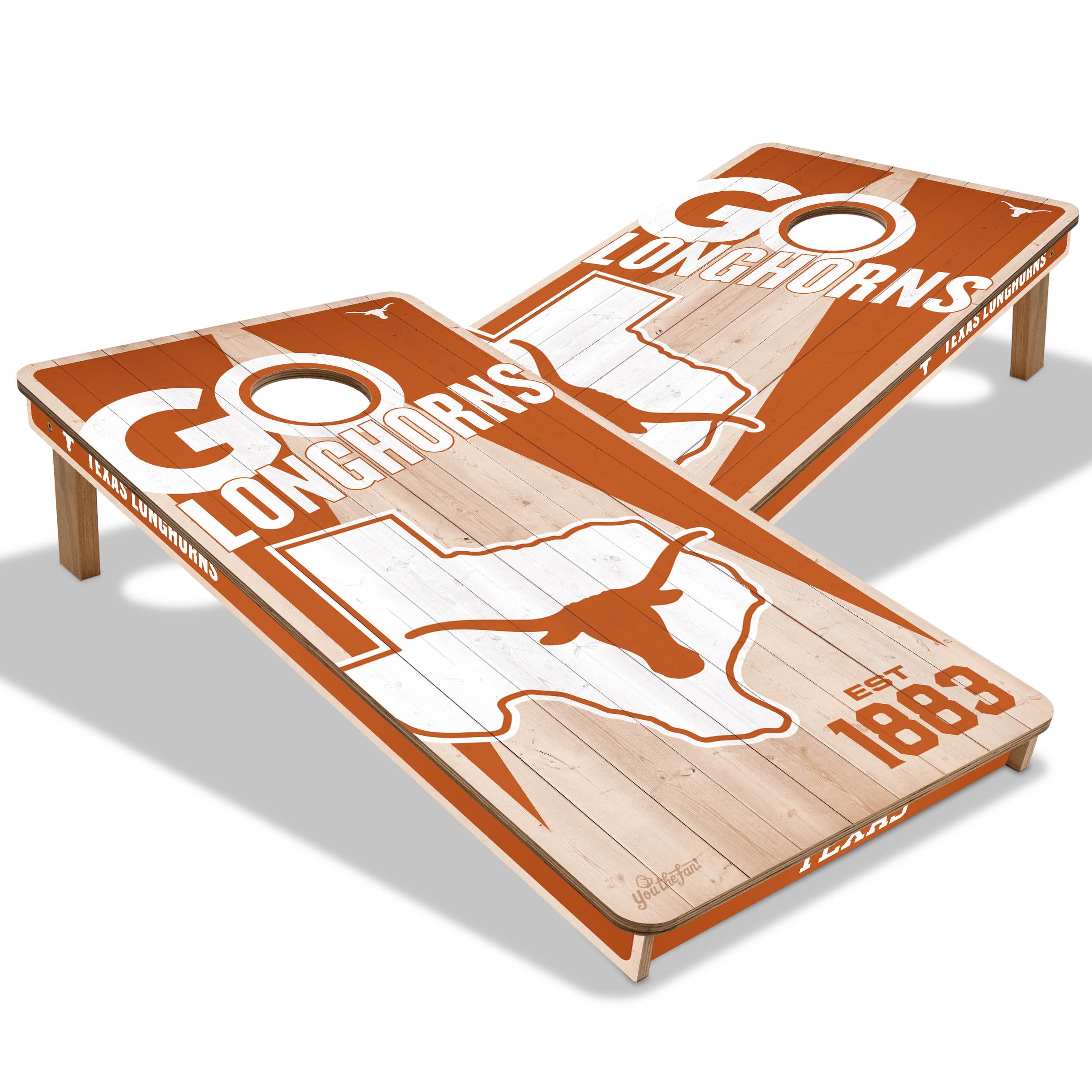 YouTheFan NCAA Texas Longhorns 2' x 4' Cornhole Game No Bags