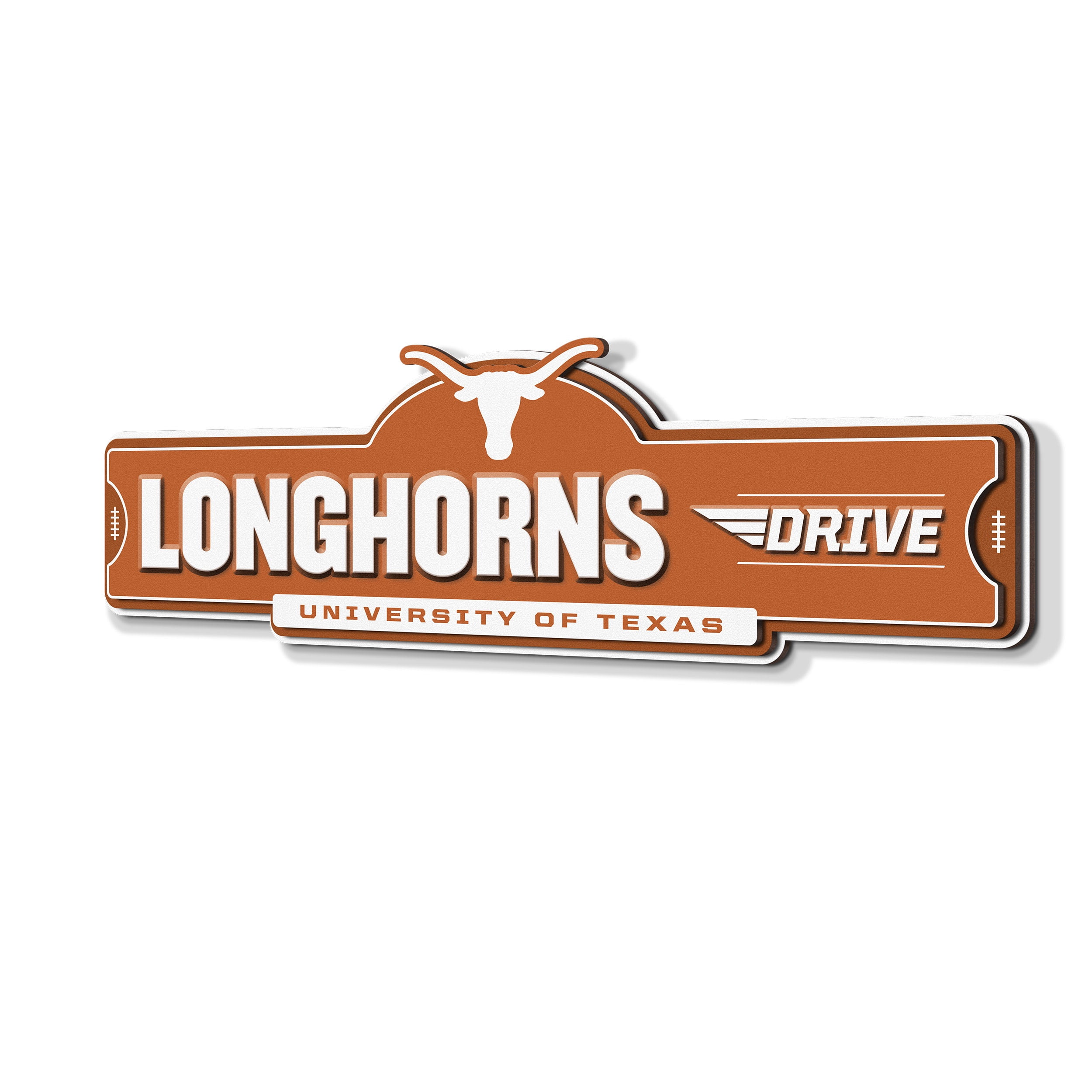 YouTheFan NCAA Texas Longhorns Street Sign