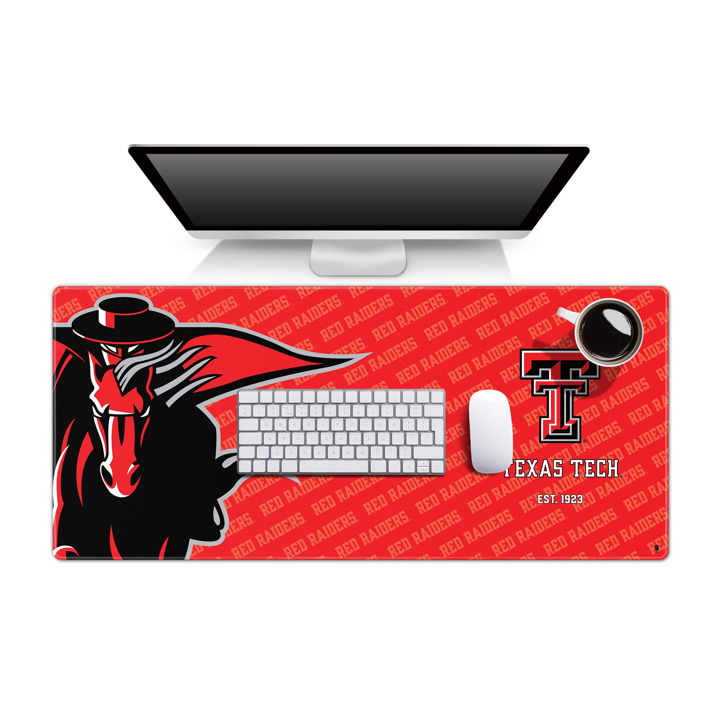 YouTheFan NCAA Texas Tech Red Raiders Logo Series Desk Pad