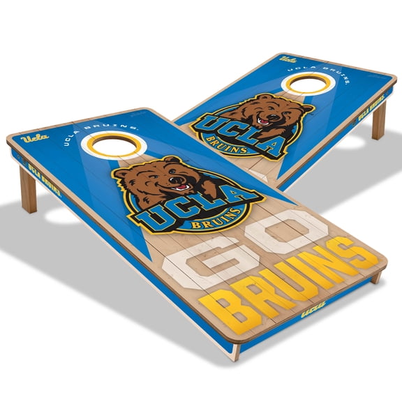 YouTheFan NCAA UCLA Bruins 2X4 Slogan Series Cornhole NO BAGS