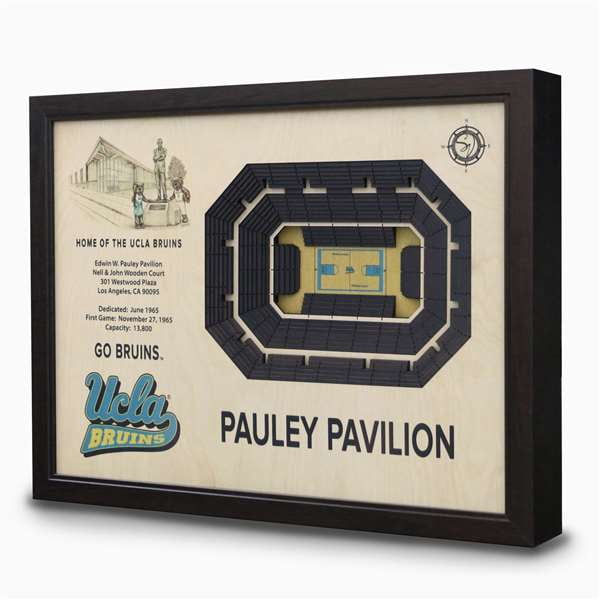 YouTheFan NCAA UCLA Bruins BB 25-Layer Stadiumview Wall Art
