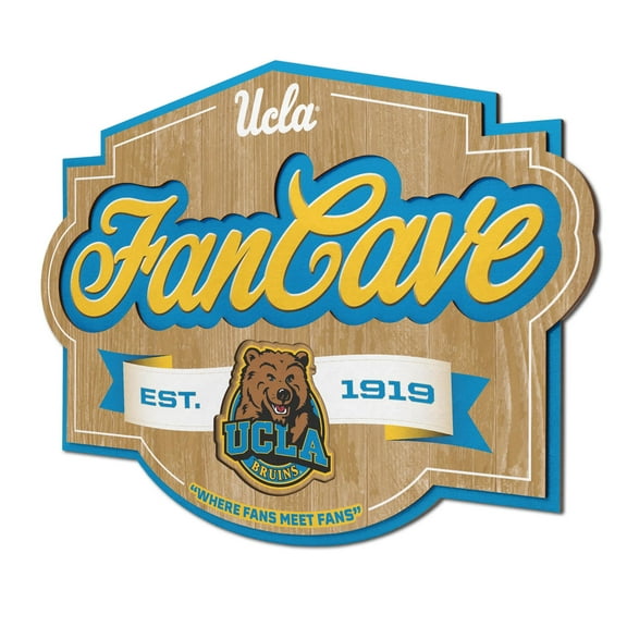 YouTheFan NCAA UCLA Bruins Fan Cave Sign