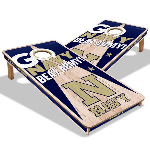 YouTheFan NCAA US Naval Academy 2' x 4' Cornhole Game No Bags