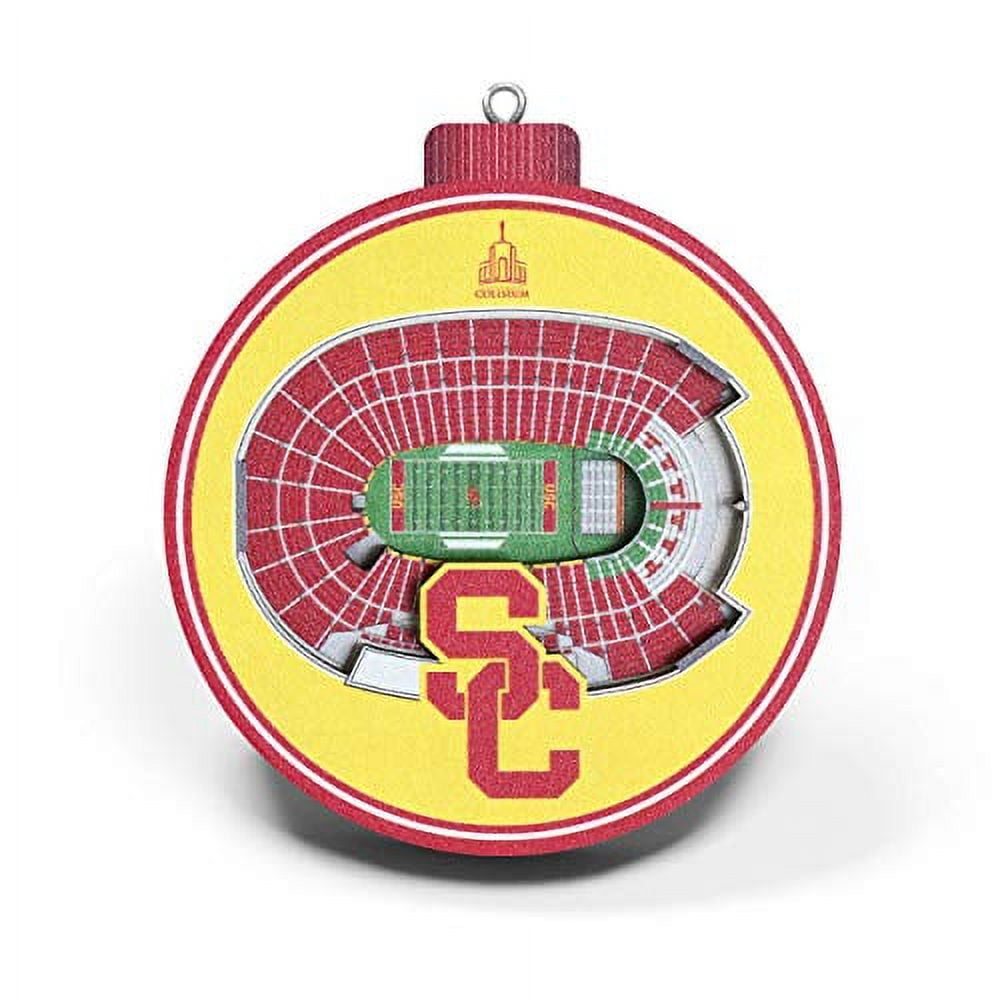 YouTheFan NCAA USC Trojans 3D StadiumView Ornament Los Angeles