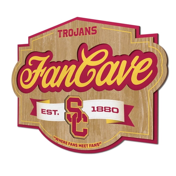 YouTheFan NCAA USC Trojans Fan Cave Sign