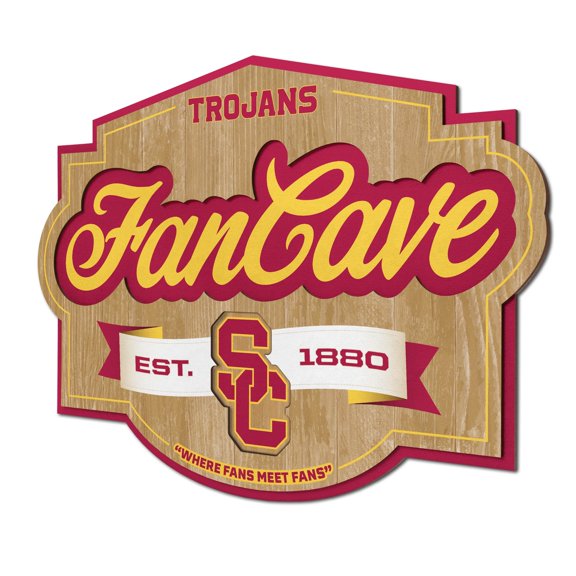 YouTheFan NCAA USC Trojans Fan Cave Sign