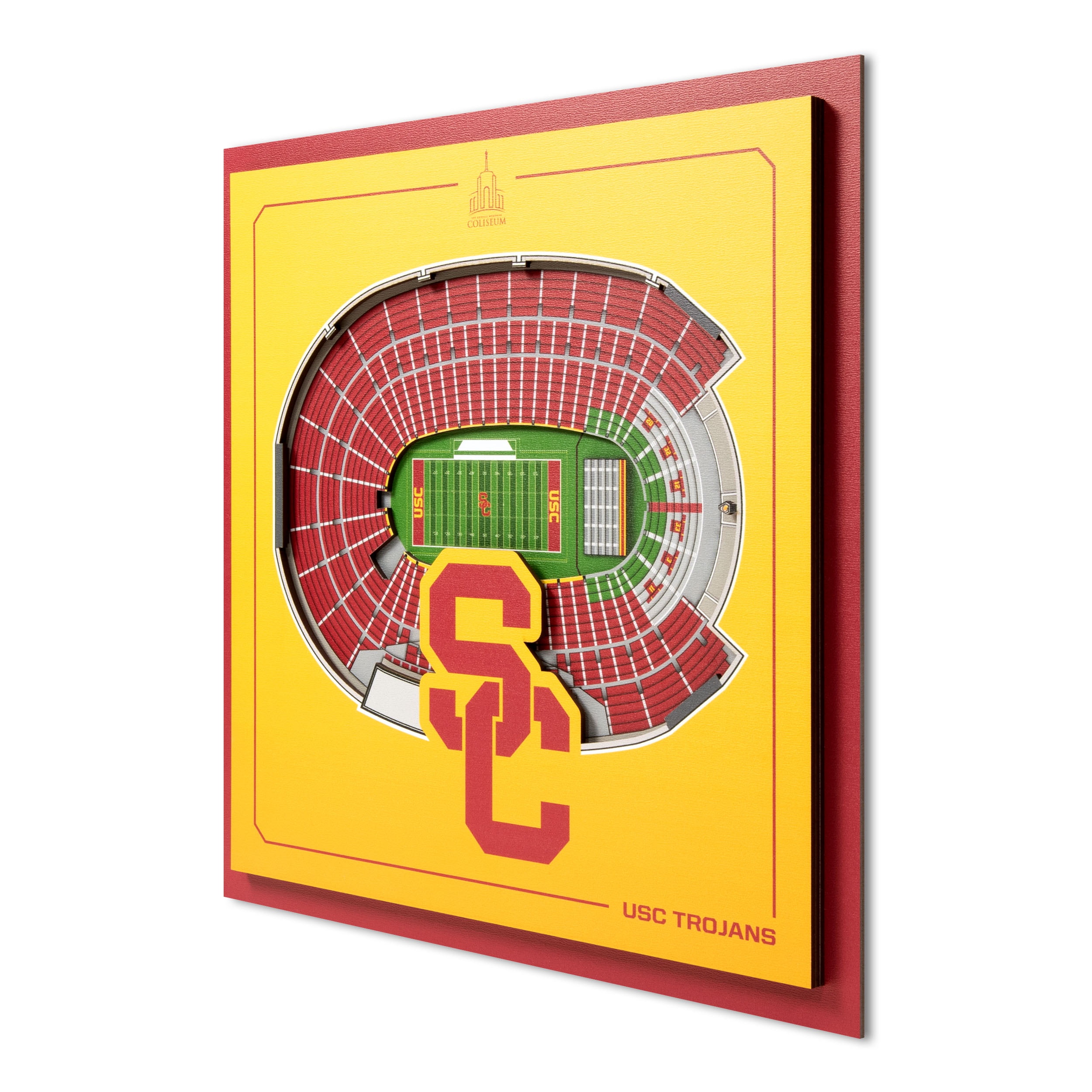 YouTheFan NCAA USC Trojans Stadium Series 3D Wall Art