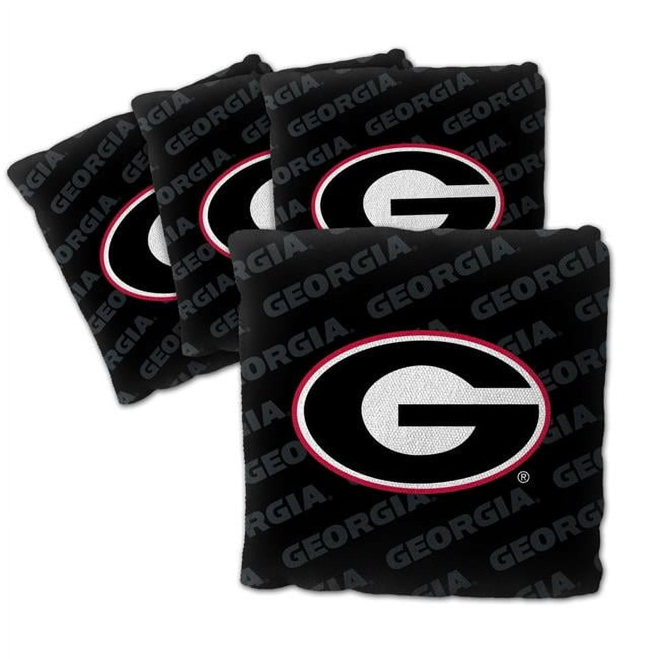 NCAA Georgia Bulldogs Cornhole Bags - 4PK - Black