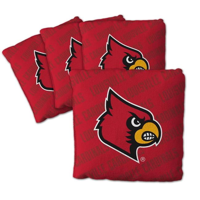 NCAA Louisville Cardinals Cornhole Bags - 4PK - Red