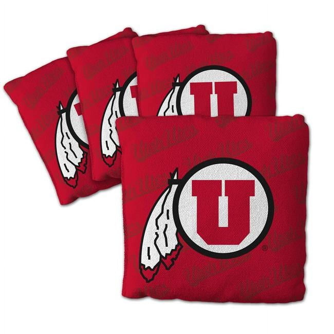 NCAA Utah Utes Cornhole Bags - 4PK - Red