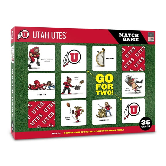 YouTheFan NCAA Utah Utes Memory Match Game
