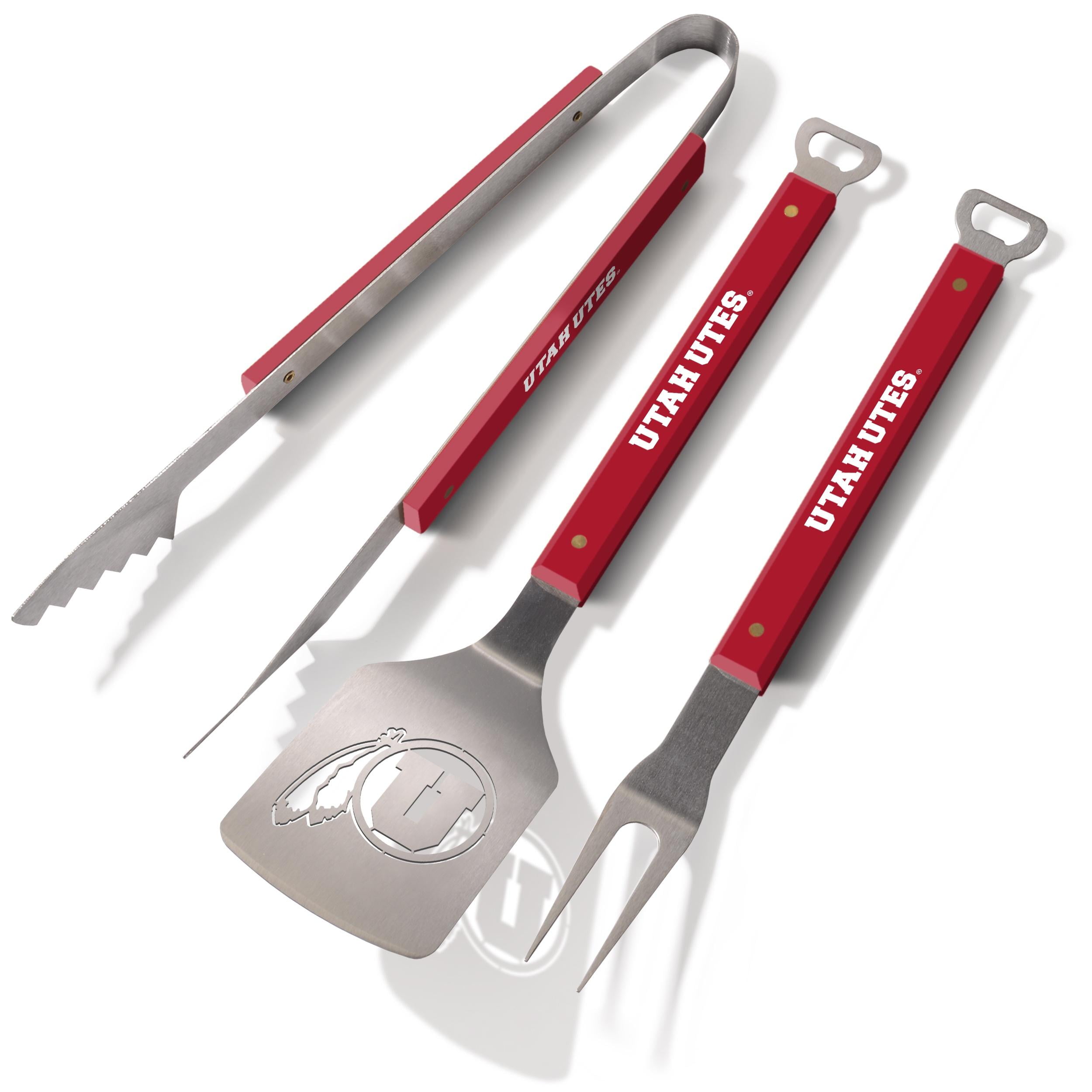 YouTheFan NCAA Utah Utes Spirit Series 3pc BBQ Set