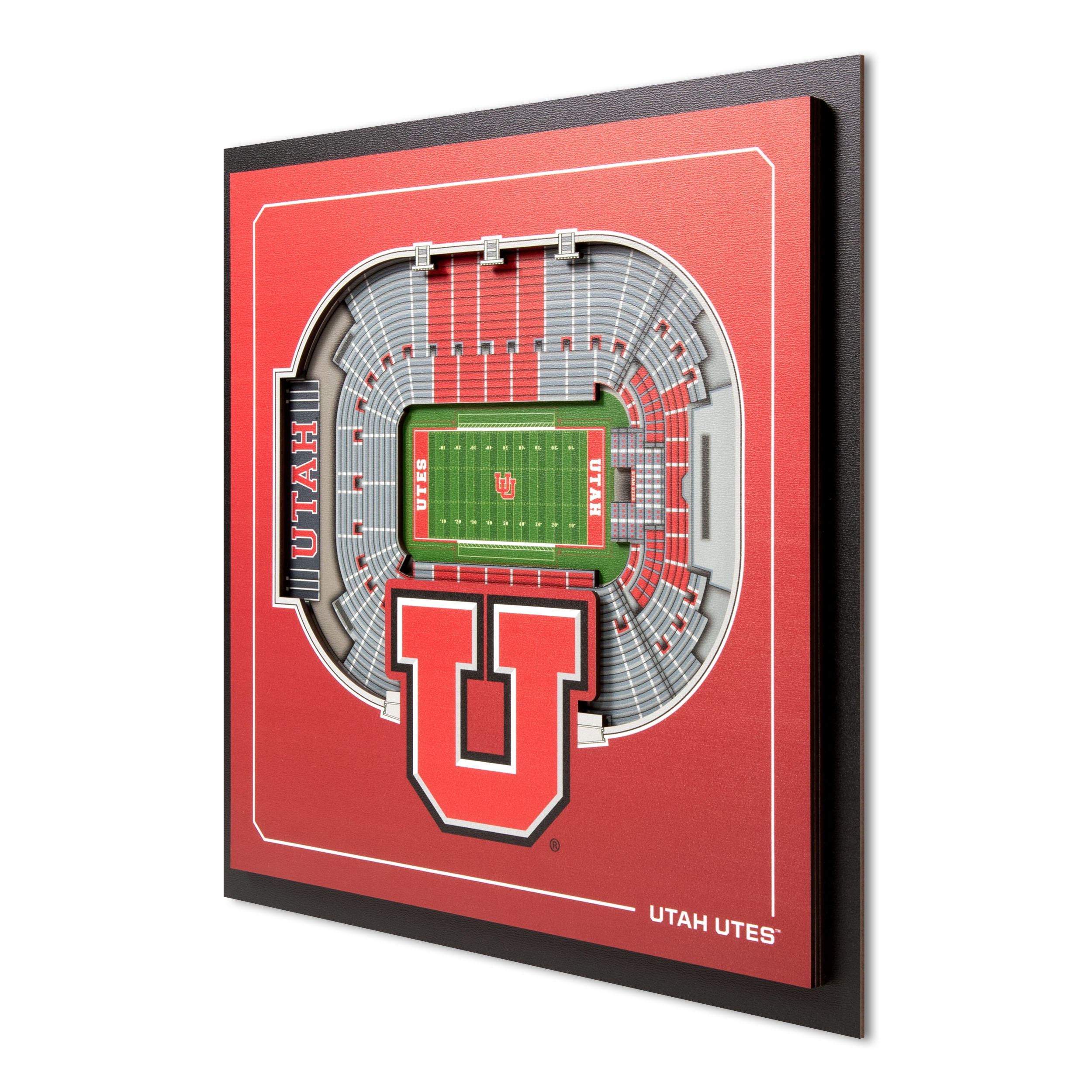 YouTheFan NCAA Utah Utes Stadium Series 3D Wall Art