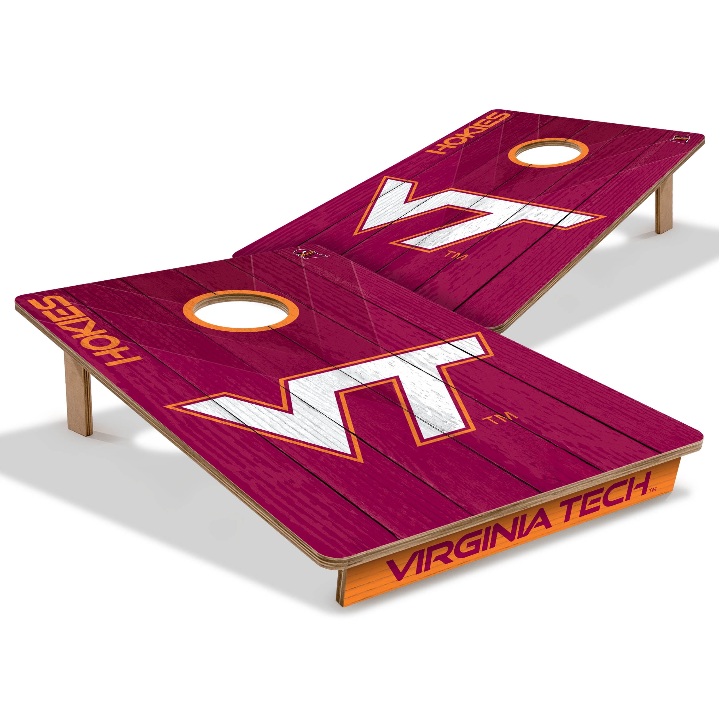 YouTheFan NCAA Virginia Tech Hokies 2' x 3' Cornhole Game No Bags