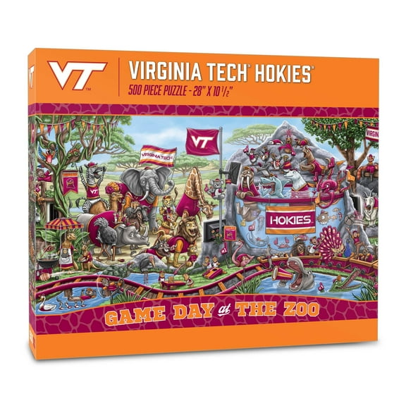 YouTheFan NCAA Virginia Tech Hokies Game Day at the Zoo - 500 pc Puzzle