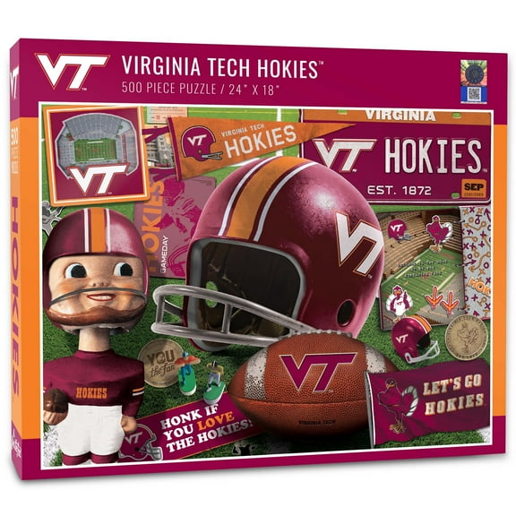 Virginia Tech Hokies 500-Piece Retro Series Puzzle