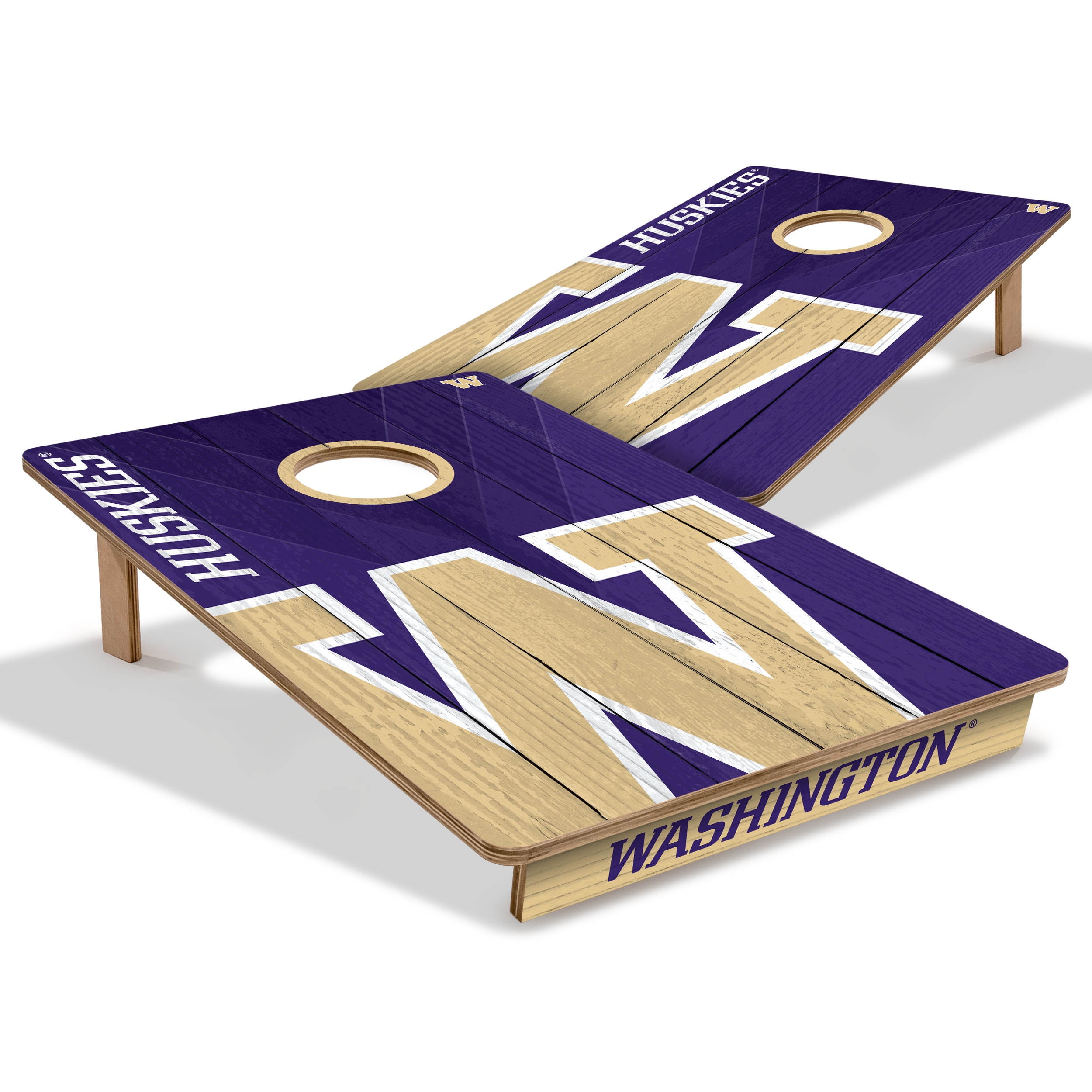 YouTheFan NCAA Washington Huskies 2' x 3' Cornhole Game No Bags