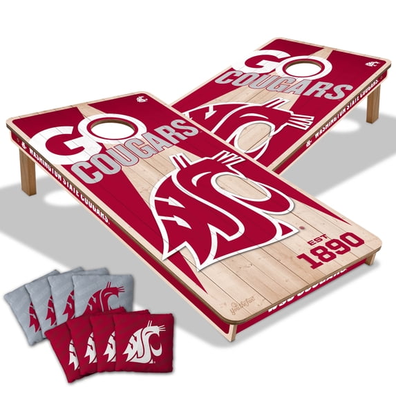 YouTheFan NCAA Washington State Cougars 2' x 4' Cornhole Game