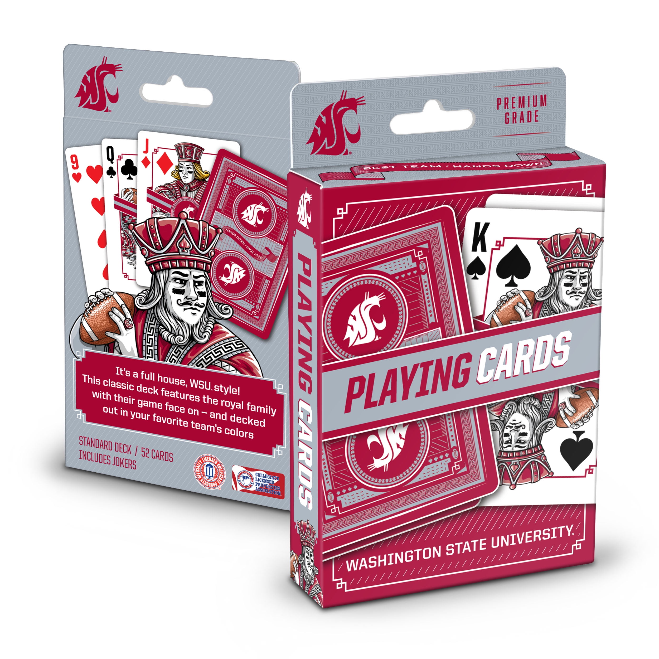 YouTheFan NCAA Washington State Cougars Classic Series Playing Cards