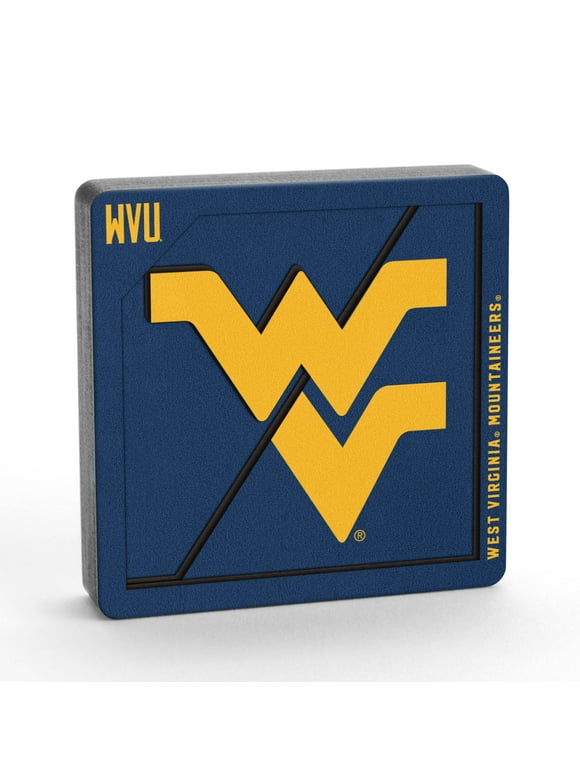 YouTheFan NCAA West Virginia Mountaineers 3D Logo Series Magnet