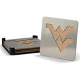 thumbnail image 1 of YouTheFan NCAA West Virginia Mountaineers Boasters, 4-Piece Coaster Set, 1 of 5