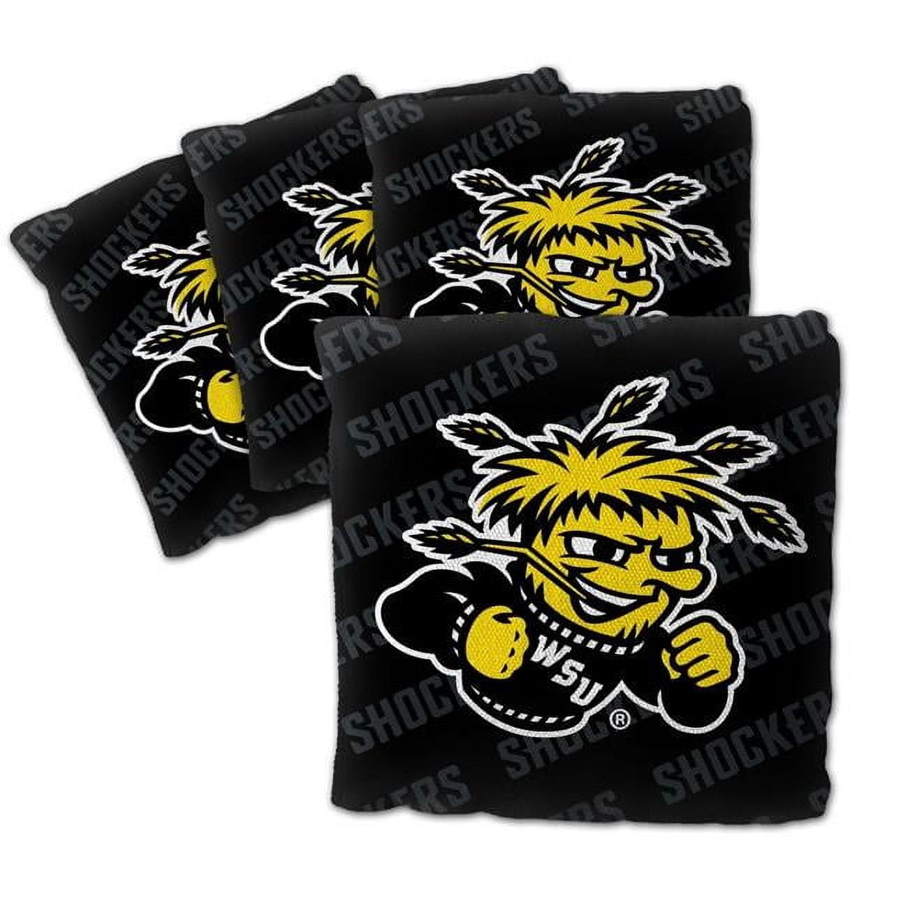 NCAA Wichita State Shockers Cornhole Bags - 4PK - Black