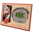 thumbnail image 1 of IDNA Wisconsin Badgers 3D StadiumViews Picture Frame, 1 of 5