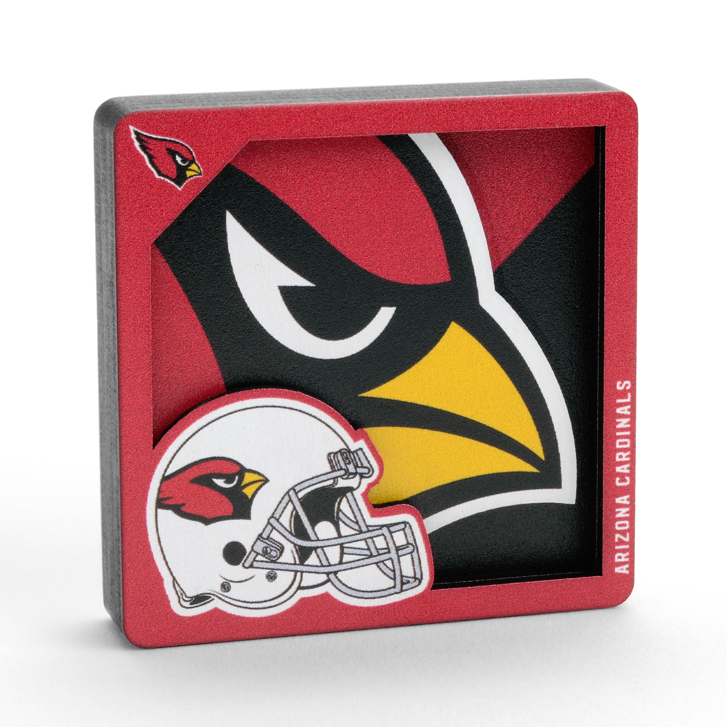 YouTheFan NFL Arizona Cardinals 3D Logo Series Magnet
