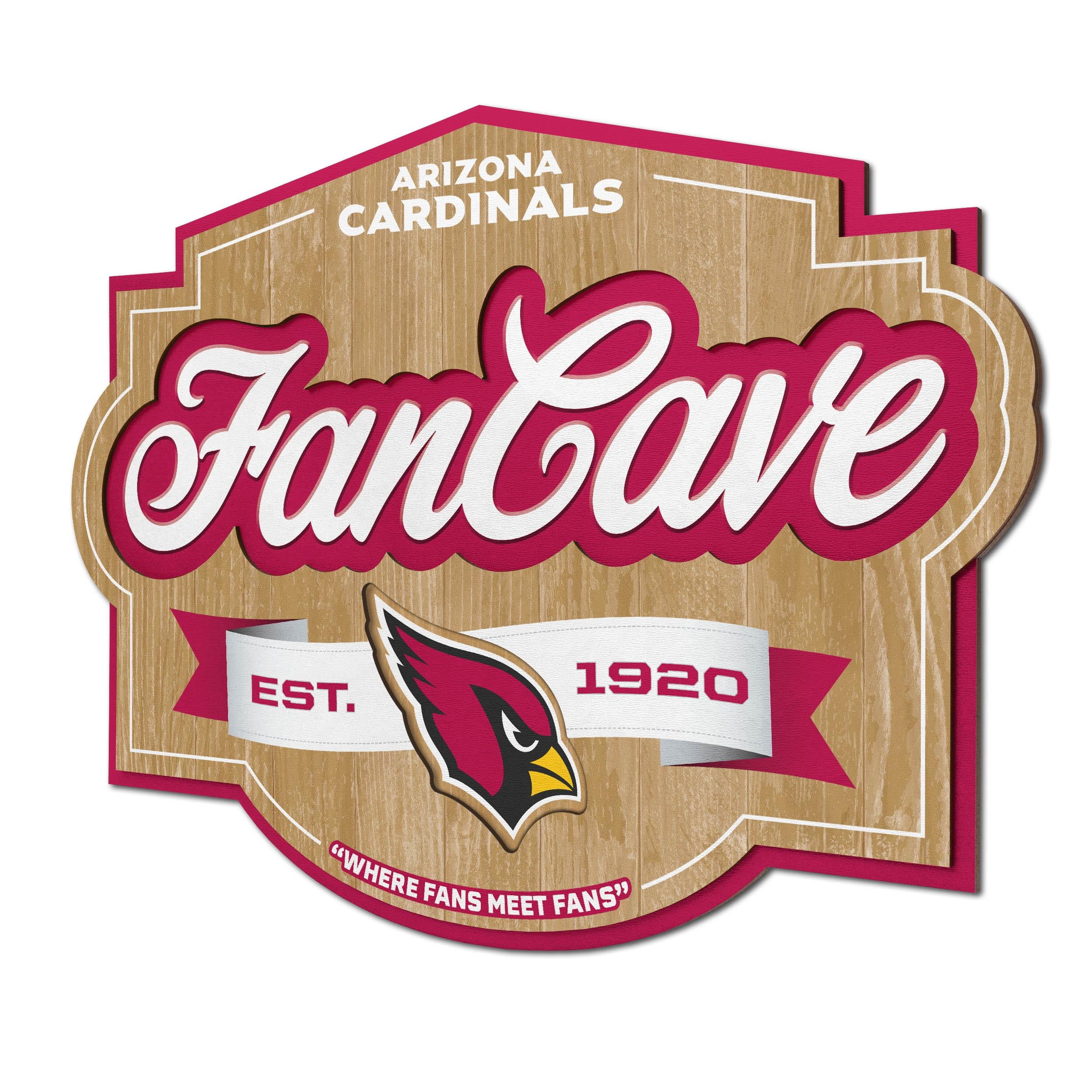 YouTheFan NFL Arizona Cardinals Fan Cave Sign
