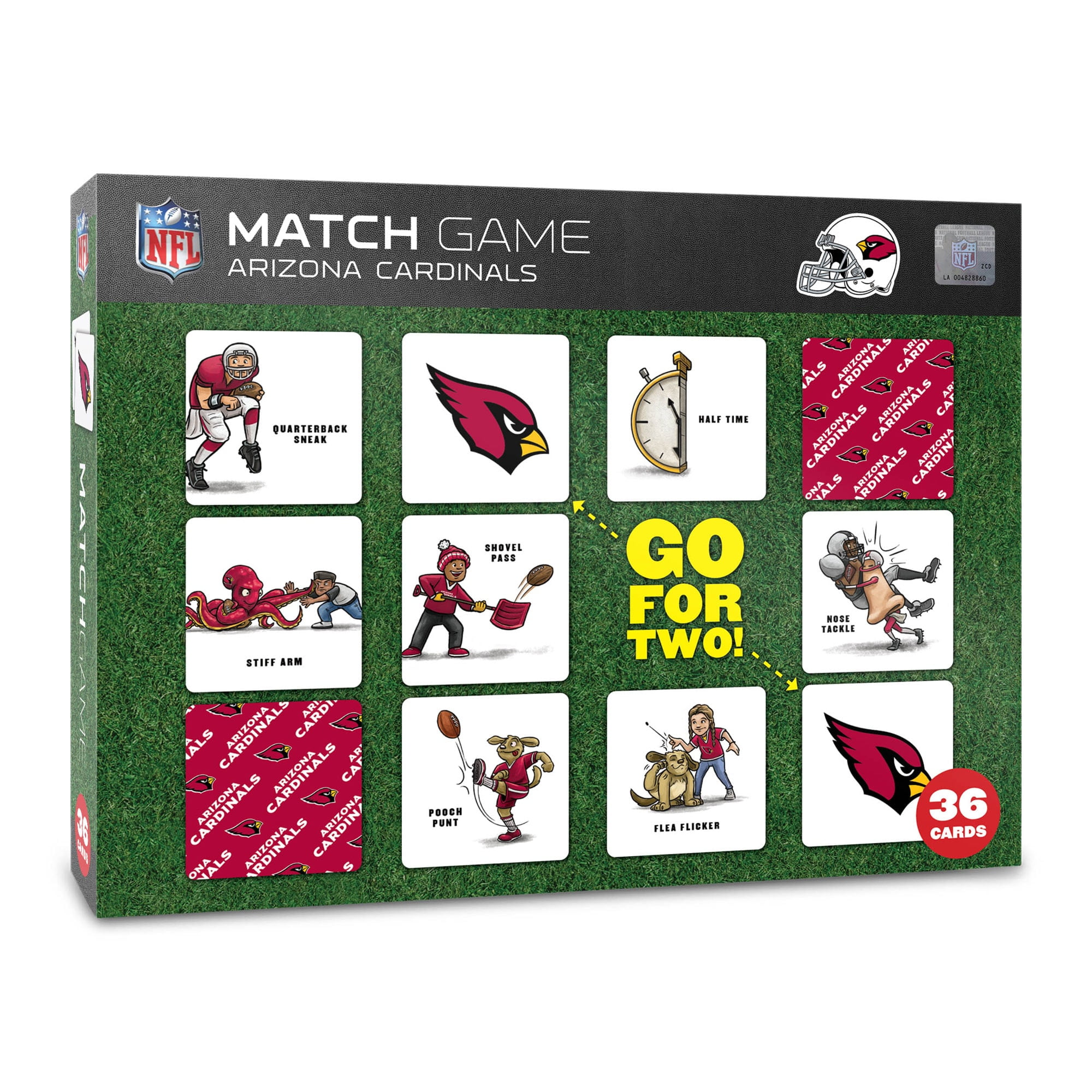 YouTheFan NFL Arizona Cardinals Memory Match Game