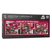 YouTheFan NFL Arizona Cardinals Purebred Fans Gameday in the Dog House 1000PC Puzzle
