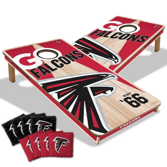 YouTheFan NFL Atlanta Falcons 2' x 4' Cornhole Game