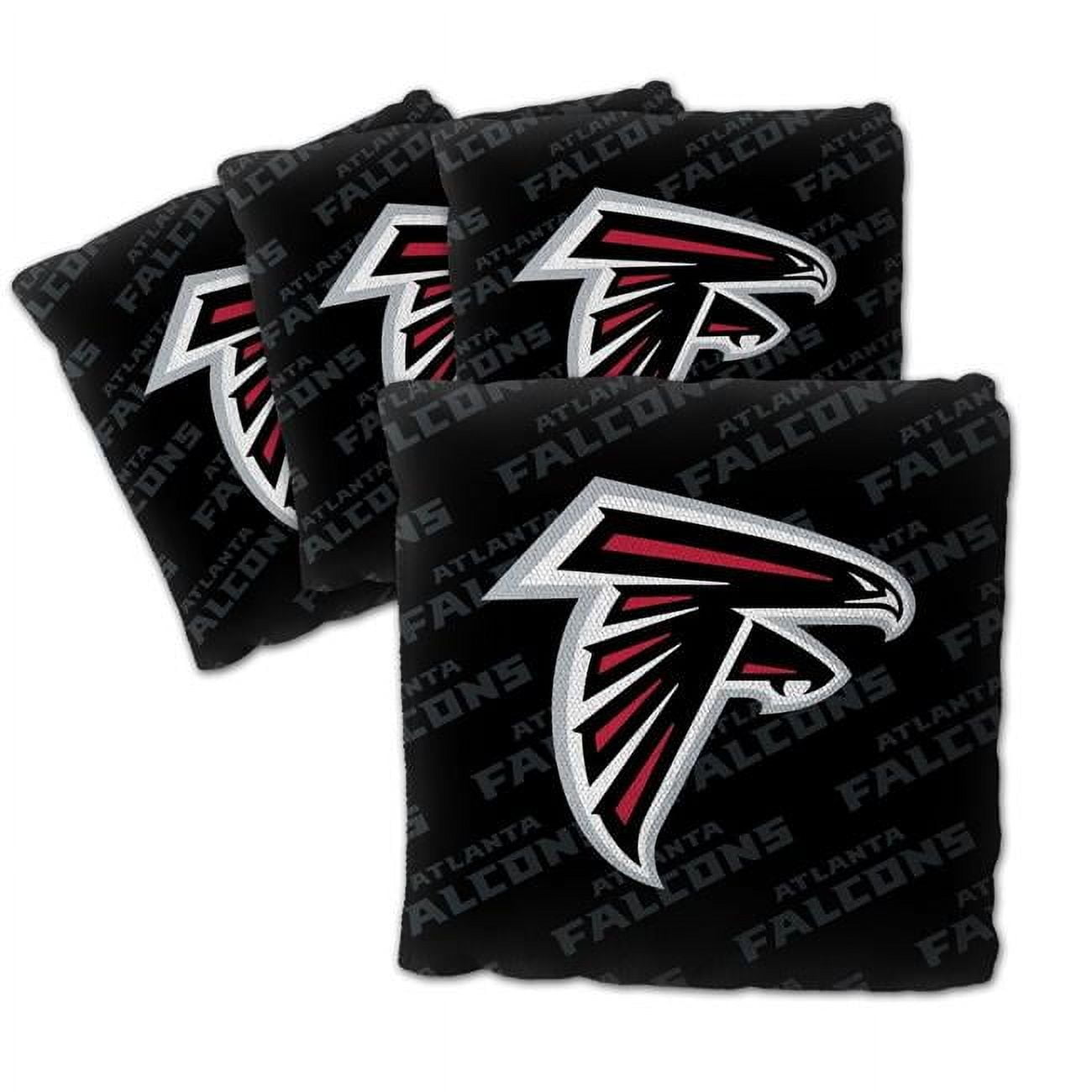 NFL Atlanta Falcons Cornhole Bags - 4PK - Black