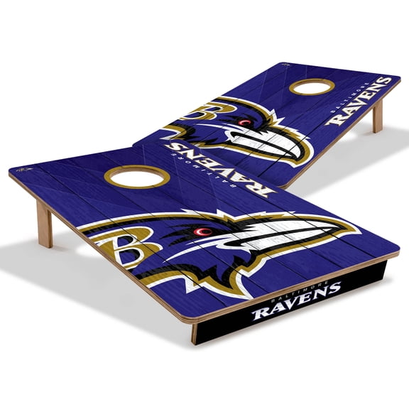 YouTheFan NFL Baltimore Ravens 2' x 3' Cornhole Game No Bags